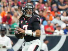 Fanúšikovia NFL reagujú, keď je CJ Stroud vylúčený z hry TNF proti Billsovi logo pochodového šialenstva