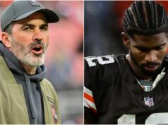 Fanúšikovia NFL si po katastrofálnom debute syna trénera Primea naťahujú Kevina Stefanskiho a Brownsa logo pochodového šialenstva