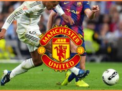 Frenkie de Jong oznámil prestup Manchestru United Frenkie de Jong v akcii za Barcelonu proti Realu Madrid
