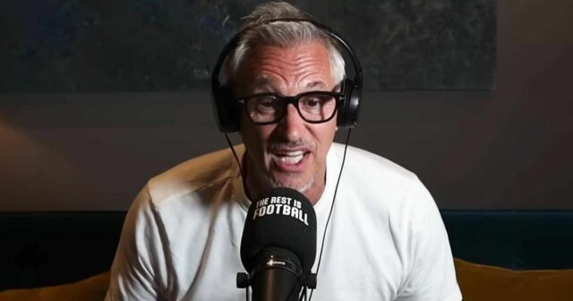 Gary Lineker v podcaste The Rest Is Football.