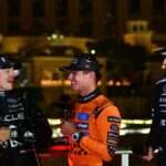 George Russell (63) počas Veľkej ceny F1 Las Vegas. Zdroj: Getty