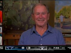 George W Bush necháva fanúšikov NFL ohromiť zriedkavým televíznym vystúpením na ManningCast: „Aký úbohý vtip“ Bývalý prezident George W. Bush v pondelok prekvapivo vystúpil v ManningCast