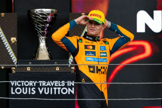 Günther Steiner chváli oživenie Landa Norrisa v neskorej sezóne Lando Norris z McLarenu na Veľkej cene F1 v Sao Paule 2025 - Zdroj: Getty