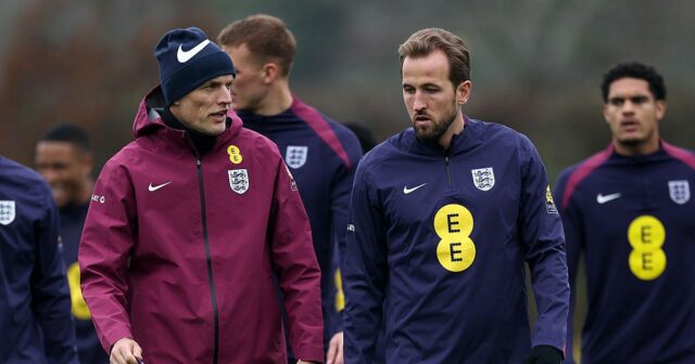 Harry Kane vymenúva päť hráčov v anglickej vedúcej skupine Thomasa Tréner Anglicka Thomas Tuchel a kapitán Harry Kane