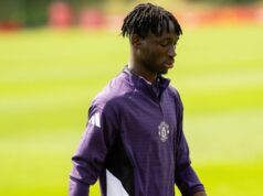 Hráč Man Utd po dlho očakávanom návrate po zranení z hororu vypustil päťslovný odkaz Sekou Kone na cvičisku.