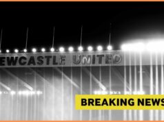 Vakhtang Salia videl na Anfielde sledovať Liverpool vs Real Madrid Nick Woltemade oslavuje gól pre Newcastle