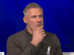 Hviezda Arsenalu Eberechi Eze núti Jamieho Carraghera, aby sa ospravedlnil naživo na Sky Sports Hviezda Arsenalu Eberechi Eze núti Jamieho Carraghera, aby sa ospravedlnil naživo na Sky Sports