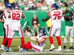 Hviezda Giants Cam Skattebo predvádza hrozný problém s ramenom spôsobený futbalovou kariérou Sezóna Cama Skatteba sa skončila minulý mesiac po tom, čo utrpel hrozné zranenie členka