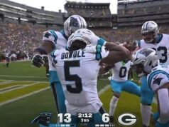 Hviezda NFL objaví svoj osud po tom, čo predviedla chlípnu oslavu pristátia Rico Dowdle dostal pokutu takmer 15 000 dolárov za oslavu touchdownu proti Packers