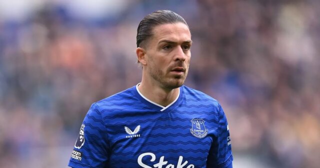 LIVERPOOL, ANGLICKO - 5. OKTÓBER: Jack Grealish z Evertonu počas zápasu Premier League medzi Evertonom a Crystal Palace na štadióne Hill Dickinson 5. októbra 2025 v Liverpoole v Anglicku. (Foto: Ben Roberts - Danehouse/Getty Images)