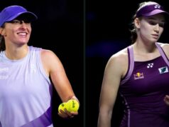 Iga Swiatek vs Elena Rybakina Ukážka, priame, predpovede a tipy na stávkovanie Swiatek na WTA Finals 2025 – 1. deň – Zdroj: Getty
