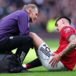 Benjamin Sesko sa dostal do nezhody medzi klubom a krajinou po zranení Man United proti Tottenhamu.