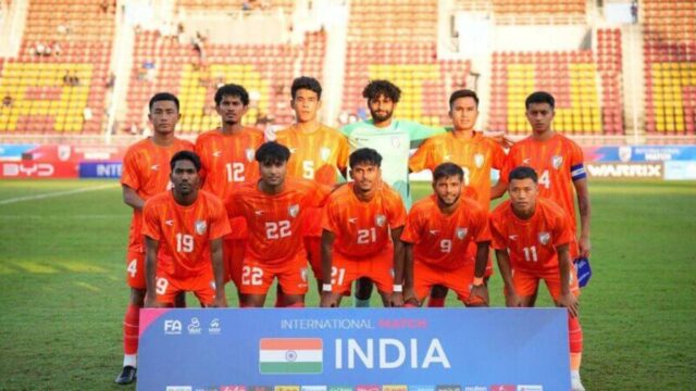 India U-23 získala štyri góly proti Thajsku India U-23 získala štyri góly proti Thajsku
