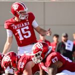 Futbal NCAA: Wisconsin v Indiane