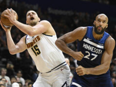 Informácie o aktualizácii Nikola Jokic ako 3 Starters Listed vs. Timberwolves (15. novembra) logo pochodového šialenstva