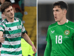 Írska republika: Kenny a McGrath nahrádzajú zranených Fergusona a Sykesa Johnny Kenny and Jamie McGrath