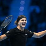 Zverev na zápase Argentína proti Nemecku - finále Davisovho pohára 2025 - Zdroj: Getty