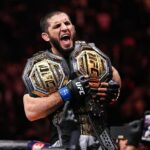 Islam Machačev sa po víťazstve v sobotu večer stal šampiónom dvoch divízií UFC