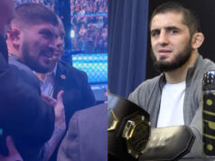 Islam Machačev reaguje na bitku medzi jeho tímom a Dillonom Danisom na UFC 322 Download app from appStore