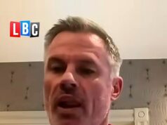 Jamie Carragher označil brexit za „veľkú chybu“, pričom legenda Liverpoolu vyjadrila názory na imigráciu a „hnev“ v krajine po tom, čo Gary Neville vyvolal zúrivosť tirádou „bielych mužov v strednom veku“ Jamie Carragher zvážil politickú situáciu v krajine a kritizoval Brexit