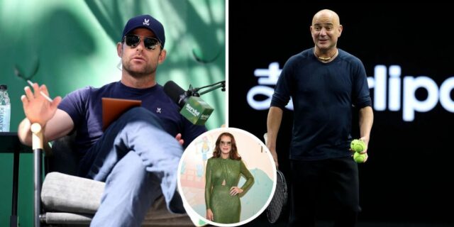 "Je Brooke Shields dobrá bozkávačka?" Andy Roddick s manželkou Brooklyn Decker. (Foto: Getty)