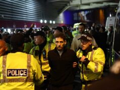 Jedenásť zatkli počas protestov pred zápasom Aston Villy proti izraelskému Maccabi Tel Aviv lightbox-info