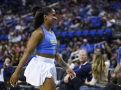 Jordan Chiles zanechala dojem, keď sa jej vystúpenie Dancing with the Stars stalo svadobným špeciálom novomanželov Snímka obrazovky príbehu Jordan Chiles z Instagramu (Zdroj obrázka: Instagram Jordana Chiles)