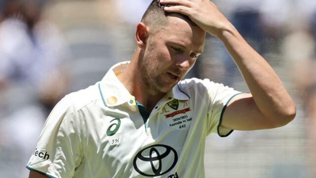 Josh Hazlewood je presvedčený o starnúcom austrálskom bowlingovom útoku na Josh Hazlewood je presvedčený o starnúcom austrálskom bowlingovom útoku na Ashesa