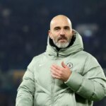 Enzo Maresca oslavuje