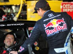 Klebety o NASCAR sa šíria, keď sa Tony Stewart a Kasey Kahne spájajú s možným návratom v roku 2026 10. nákladné vozidlo Kaulig Racing Ram pre sezónu 2026 u predajcu Daytona Dodge Chrysler Jeep Ram. Zdroj: Getty