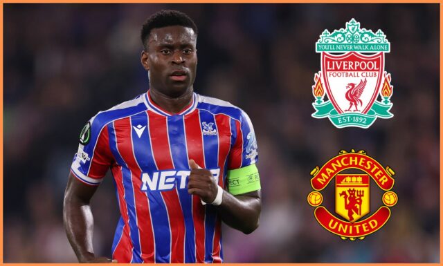 Crystal Palace CB Marc Guehi v akcii