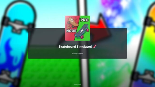 Existujú rôzne aktívne kódy pre simulátor skateboardu (obrázok cez Roblox)