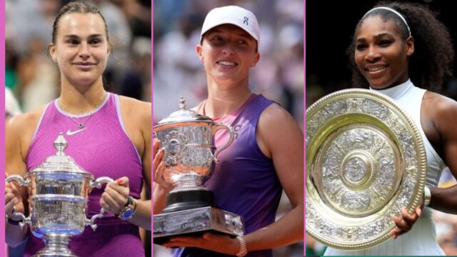 Koľko prize money zarobili vo svojej kariére Aryna Sabalenka, Iga Koľko prize money zarobili vo svojej kariére Aryna Sabalenka, Iga Swiatek, Serena Williamsová?