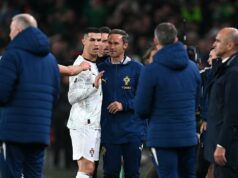 Koľko zápasov mohol Cristiano Ronaldo vynechať po červenej karte v kvalifikácii na majstrovstvá sveta? (Getty Images)