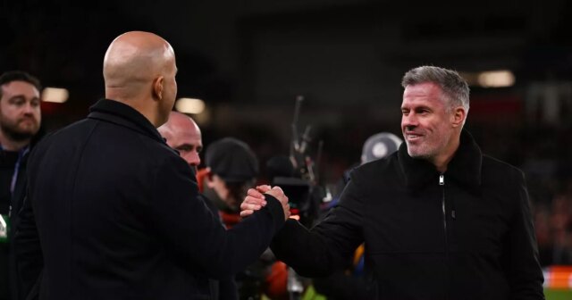 Komentár Arneho Slotu Jamie Carragher k jeho manželke zhŕňa nádeje Výhry Jamieho Carraghera v Lige majstrov sa podpísali na Arne Slotovi