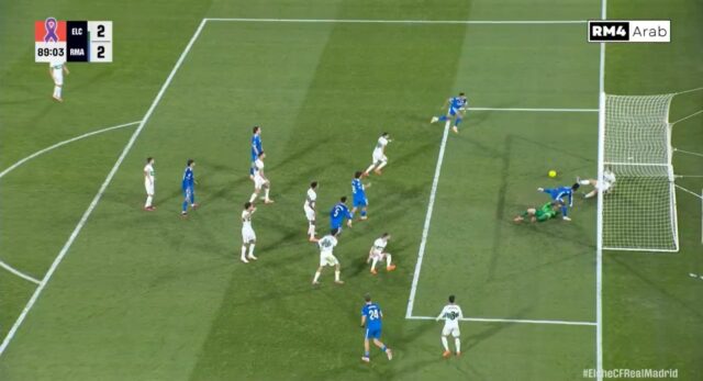 Kontroverzia okolo gólu Realu Madrid pri remíze Elche
