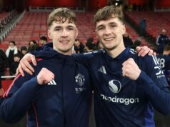 Kto je Jack Fletcher? Legenda Son of Man Utd má dvojča, ktorý bol kapitánom inej krajiny Jack Fletcher z Manchestru United v akcii počas tréningu prvého tímu