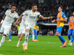 Kylian Mbappé vyrovnal ďalší rekord Cristiana Ronalda v súboji Realu Madrid s Valenciou Kylian Mbappé vyrovnal ďalší rekord Cristiana Ronalda v súboji Realu Madrid s Valenciou