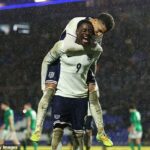 Divin Mubama strelil jednu penaltu a druhú minul, pretože Anglickí hráči do 21 rokov Lee Carsleyho si udržali perfektný štart do kvalifikácie na Euro 2027