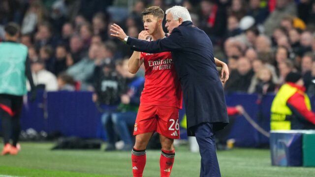 Liga majstrov – Mourinho a Benfica získali prvé víťazstvo v UCL v tejto sezóne; Union porazil 10-členný Galatasaray
