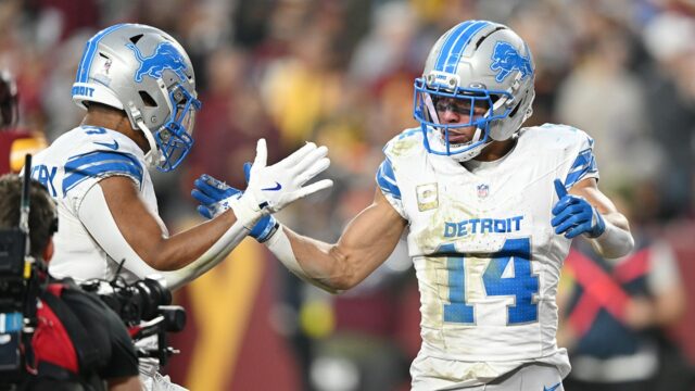 Lions' Amon-Ra St Brown rozpráva o Trumpovom tanci
