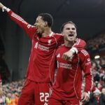 Liverpool opäť prekonal Real Madrid vďaka gólu Alexisa Mac Allistera (vpravo)