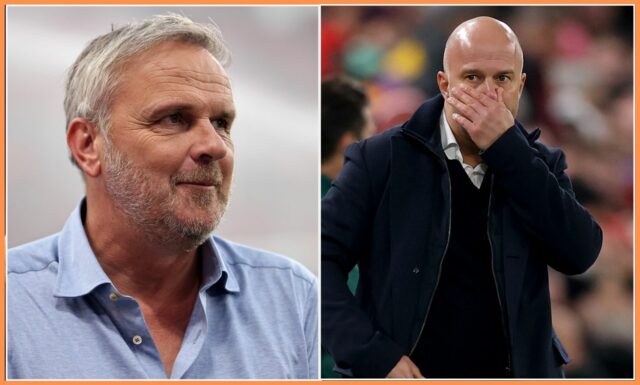 Liverpool Arne Slot vyzval, aby opustil Mohameda Salaha Mohamed Salah reaguje po prehre Liverpoolu s PSV