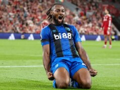 Liverpool dal novú motiváciu podpísať Antoina Semenya po neúspechu v šoku Antoine Semenyo oslavuje gól proti Liverpoolu