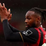 Semenyo v akcii za Bournemouth.