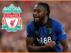 Liverpool sa pripravuje na prestupovú bitku Antoina Semenya za 70 miliónov libier Antoine Semenyo v akcii za Bournemouth proti Man City