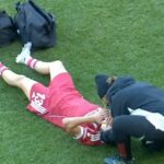 Liverpoolska Mia Enderby potrebovala rýchle ošetrenie na ihrisku, kým ju previezli do nemocnice