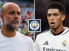 Man City: Guardiola „navrhuje“ 132 miliónov libier Bellingham swapový obchod ako „obľúbený“ City za podpísanie hviezdy Realu Madrid Man City: Guardiola „navrhuje“ 132 miliónov libier Bellingham swapový obchod ako „obľúbený“ City za podpísanie hviezdy Realu Madrid
