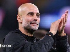 Man City vydal zlovestné vyhlásenie o medzníku Pepa Guardiolu, keď Liverpool trpí Etihad Stadium
