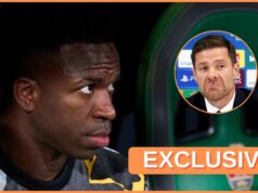 Man United nadviazal prestupový kontakt s Viniciusom Juniorom Vinicius Junior v akcii za Real Madrid